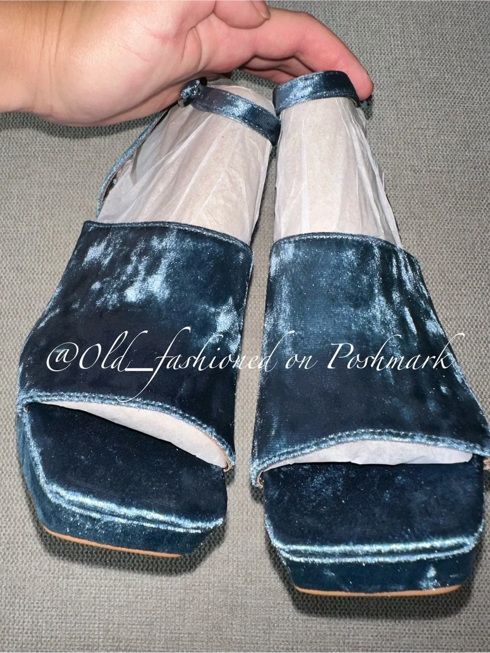 SAM EDELMAN Miranda Platforms - Deja Blue